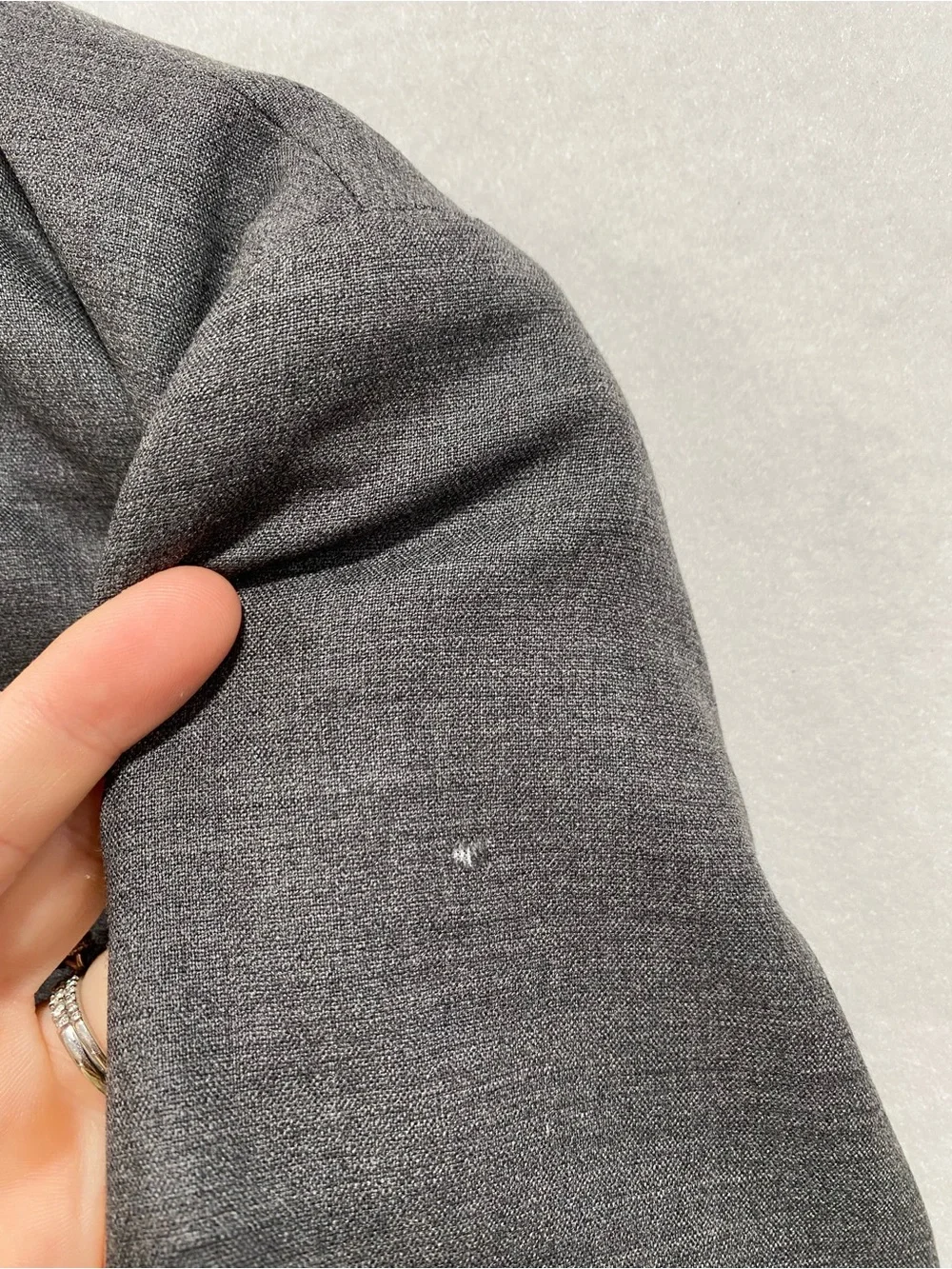 J.Crew Collection Loro Piana Italian Wool Blazer Gray 2-Button Suit Jacket 4